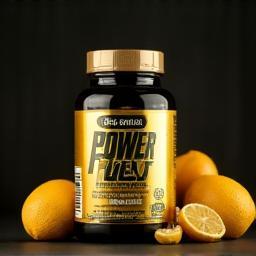 Botol suplemen PowerFuel pra-latihan tenaga segera